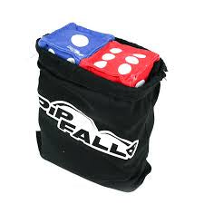 Pipfall Dice Game - All 6 Dice, Instructions for Game Play! Plus Drawstring Tots Bag!